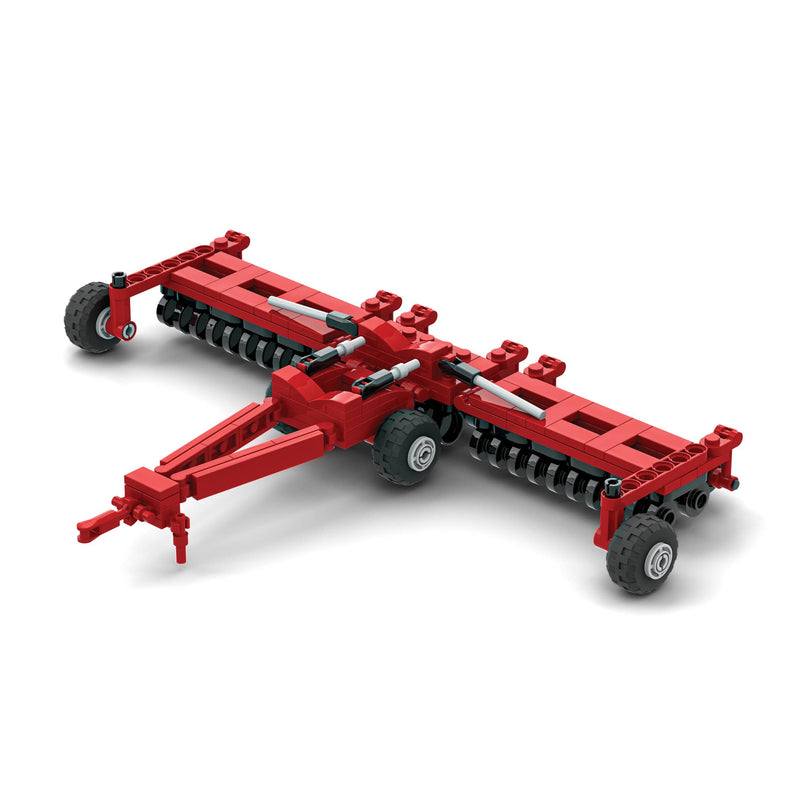 Case IH Early Speed-Tiller High-Speed Disk Farming Building Set, BrickAg Microfarm Series 246 Pieces