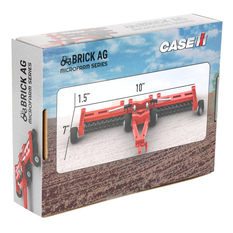 Case IH Early Speed-Tiller High-Speed Disk Farming Building Set, BrickAg Microfarm Series 246 Pieces
