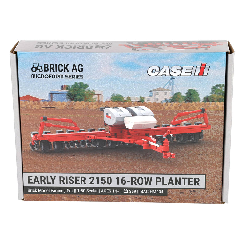 Case IH Early Riser 2150 16-Row Planter Farming Building Set, BrickAg Microfarm Series 359 Pieces