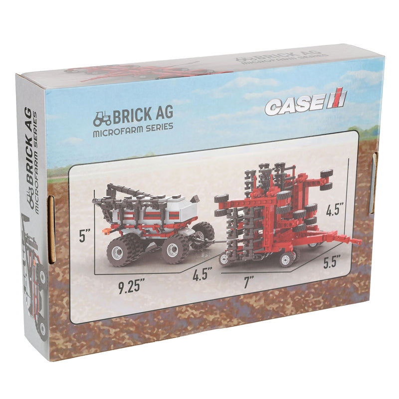 Case IH Precision Disk Air Drill & Cart Farming Building Set, BrickAg Microfarm Series 654 Pieces