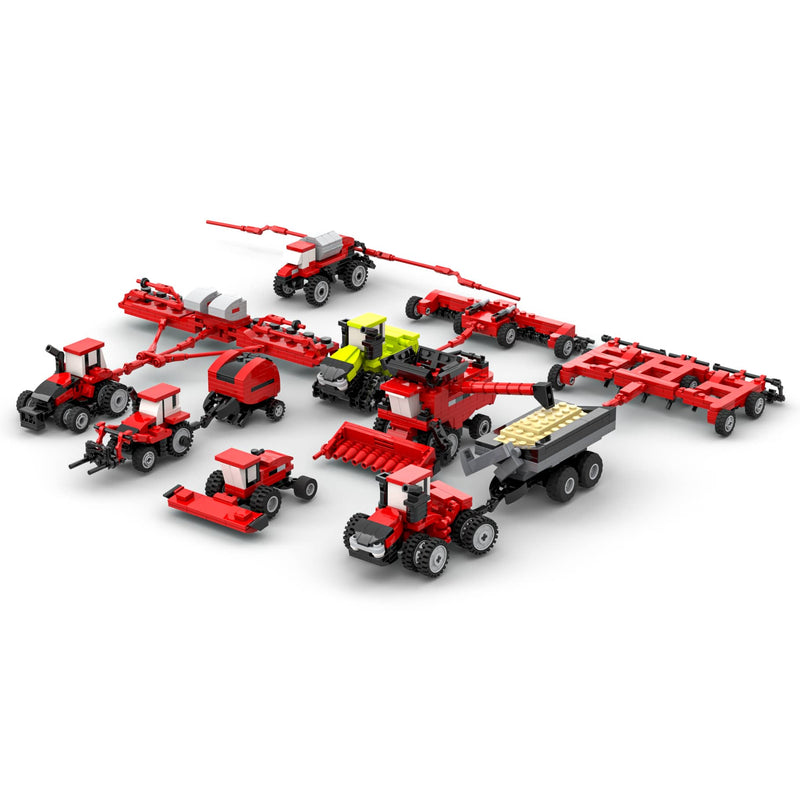 2026 Case IH 12 Days of Brick Farming Building Set, BrickAg Nanofarm Series 1,658 Pieces