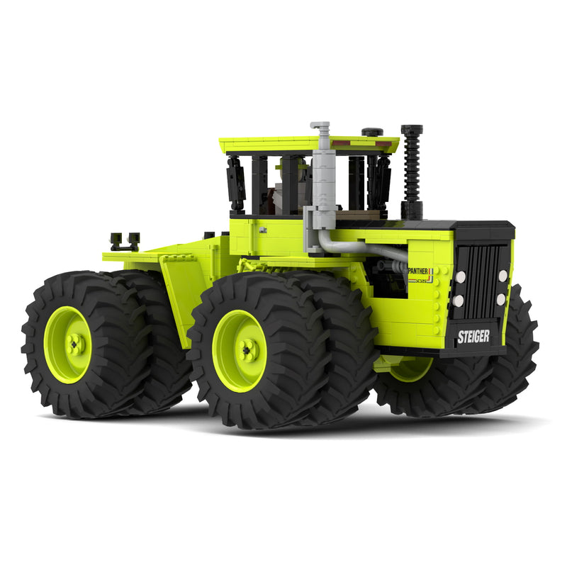 Steiger Panther III with Dual Wheels Tractor Farming Building Set, BrickAg Heritage Series 1343 Pieces