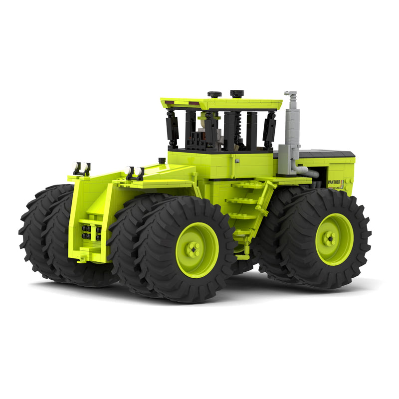 Steiger Panther III with Dual Wheels Tractor Farming Building Set, BrickAg Heritage Series 1343 Pieces