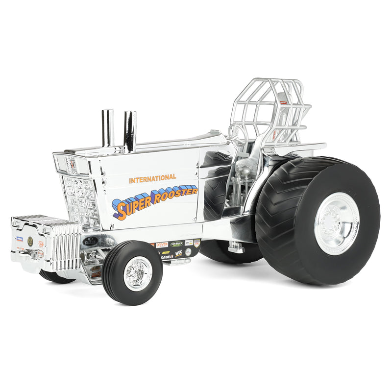 Chrome Version ~ 1/16 International 1066 “Super Rooster” Modified Pulling Tractor by SpecCast