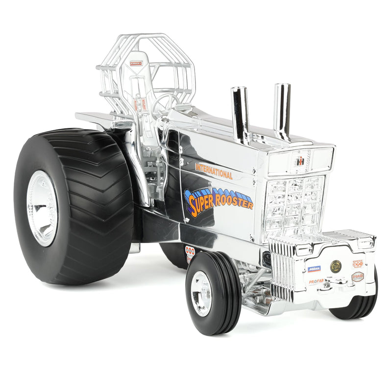 Chrome Version ~ 1/16 International 1066 “Super Rooster” Modified Pulling Tractor by SpecCast