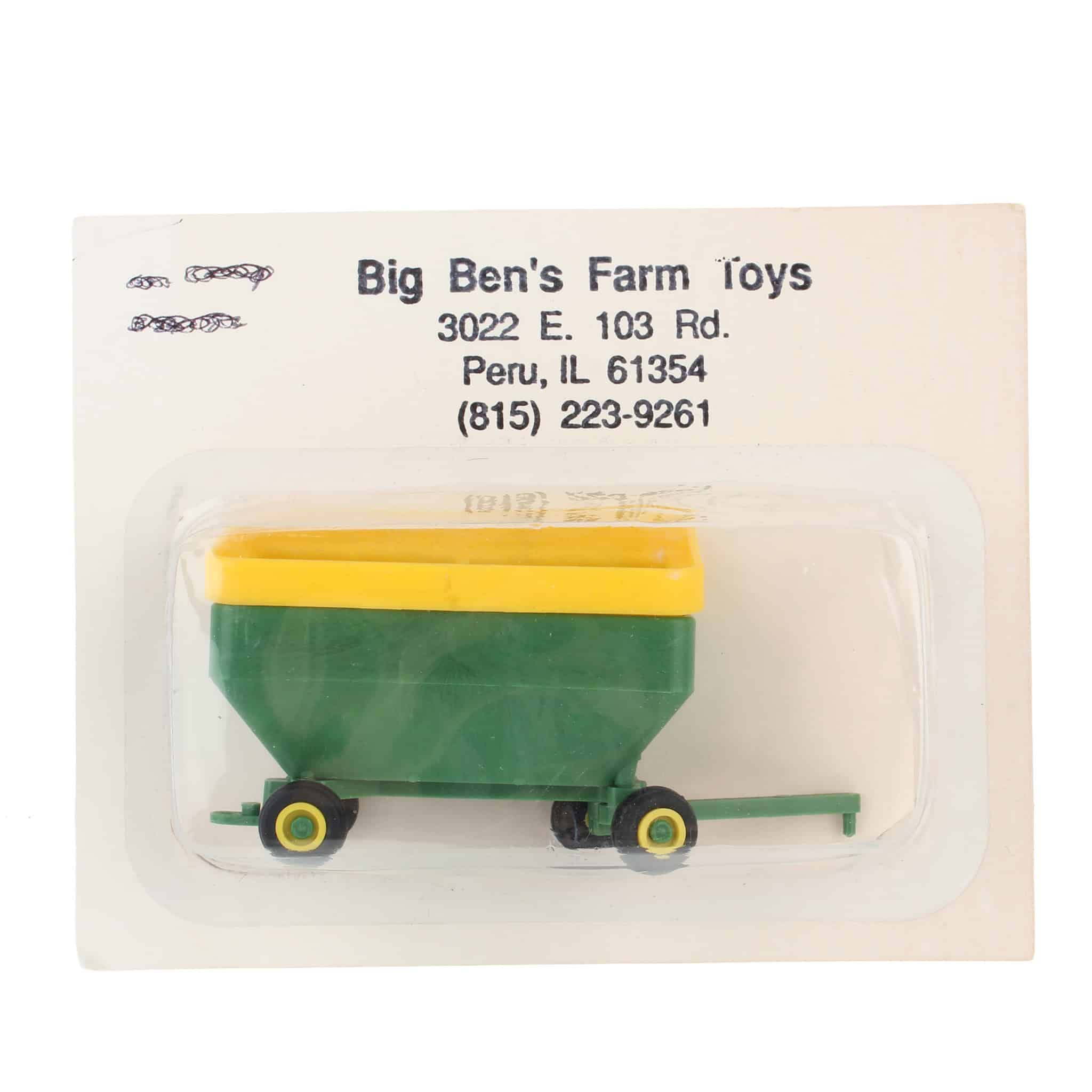 1/64 Green Gravity Wagon with Extensions by Big Ben's Farm Toys