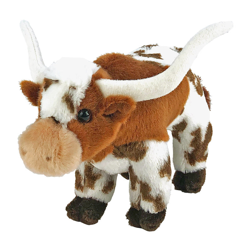 8" Woodrow the Longhorn Plush Bull by Big Country