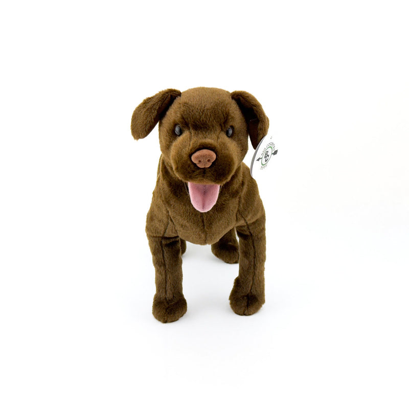 14" Chocolate Lab Plush Dog by Big Country