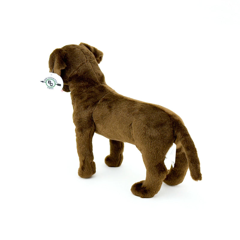 14" Chocolate Lab Plush Dog by Big Country