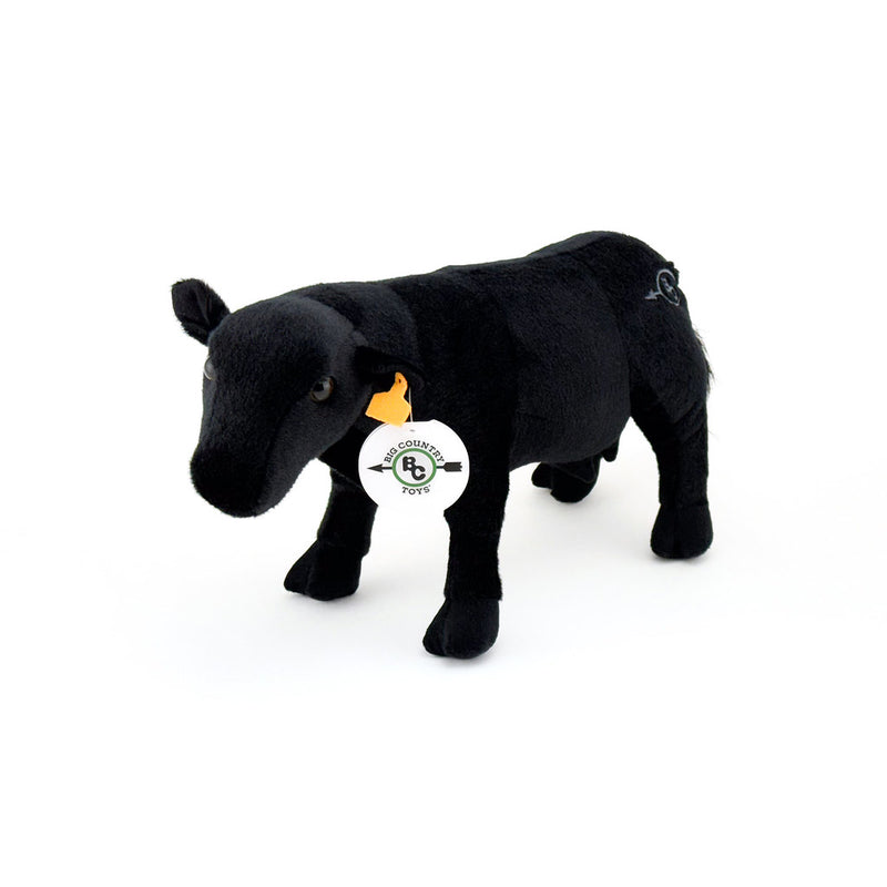 14" Black Angus Plush Cow by Big Country