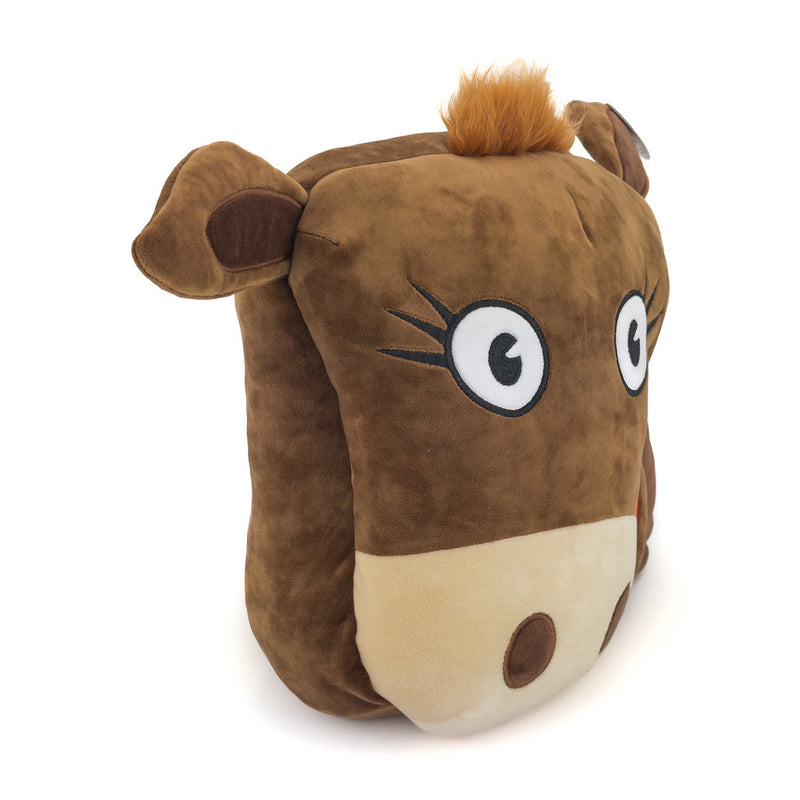 12" Scarlett the Red Angus Cow Soft Plush Pillow by Big Country