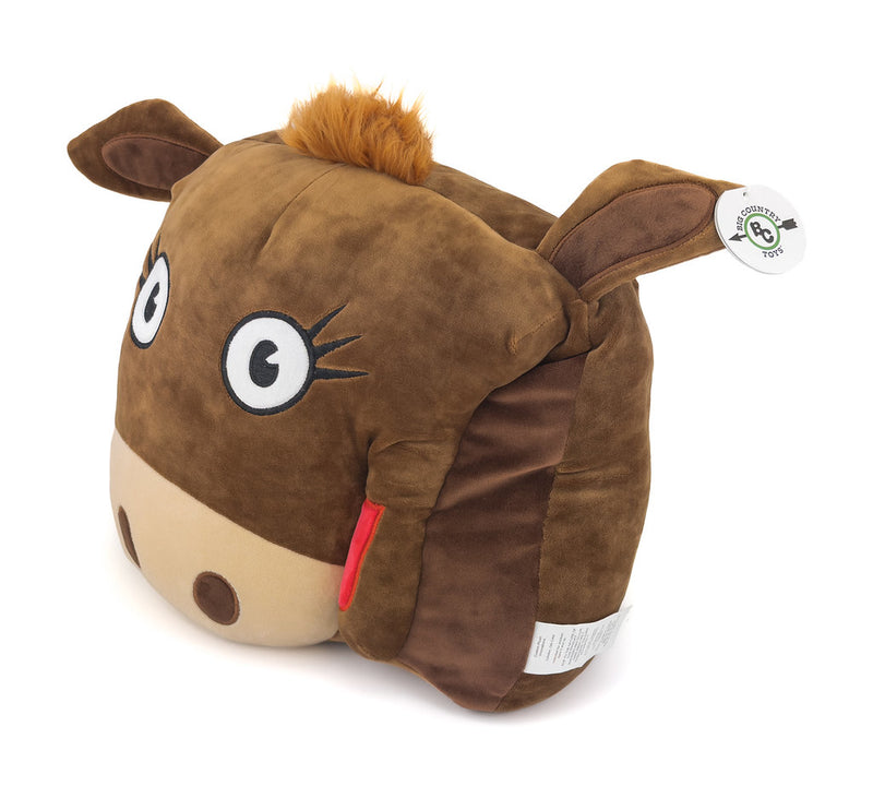 12" Scarlett the Red Angus Cow Soft Plush Pillow by Big Country