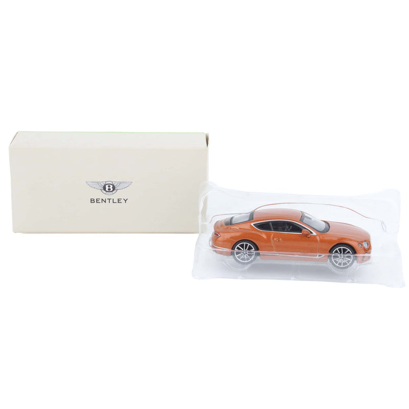 1/64 Bentley Continental GT, Orange Flame, Bentley Store Exclusive by Mini GT