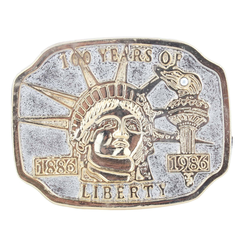 100 Years of Liberty 1886-1986 Statue of Liberty Belt Buckle