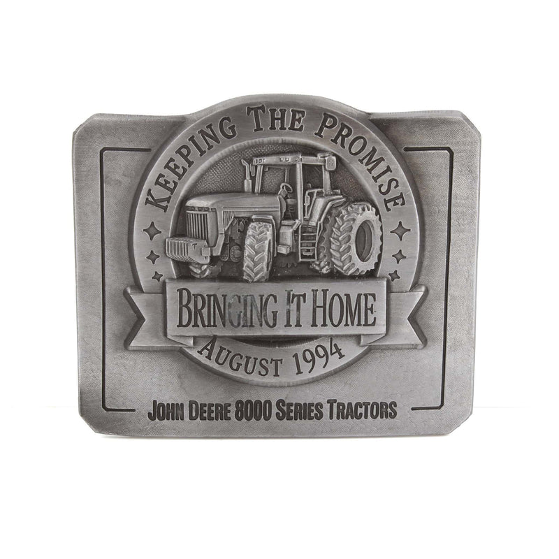John Deere 8000 Series Tractors "Bringing It Home" 1994 Belt Buckle