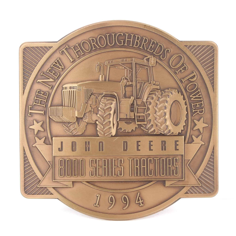 1994 New Thoroughbreds of Power John Deere 8000 Series Tractors Brass LE Belt Buckle