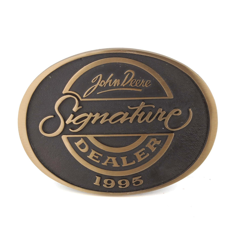 Vintage John Deere 1995 Signature Dealer Belt Buckle