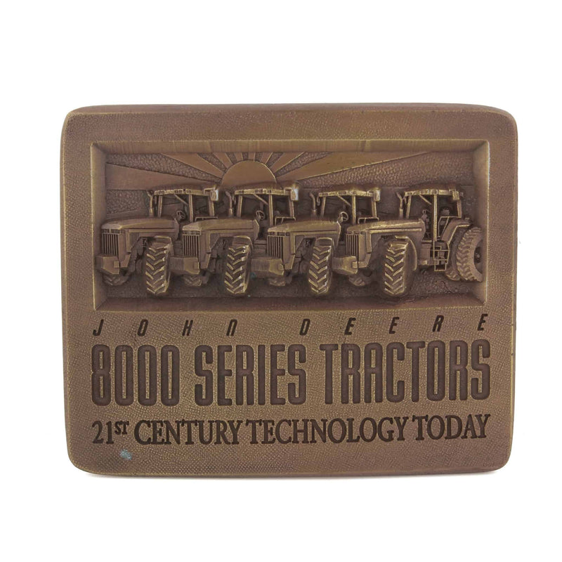 John Deere 7000 Series Tractors 1994 Brass Belt Buckle