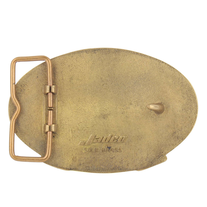 Vintage California Farmer Magazine 1854-1984 Brass Belt Buckle by JADCO