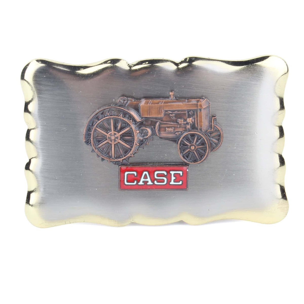 Vintage Case Model L Copper Tractor Belt Buckle — Outback Toys