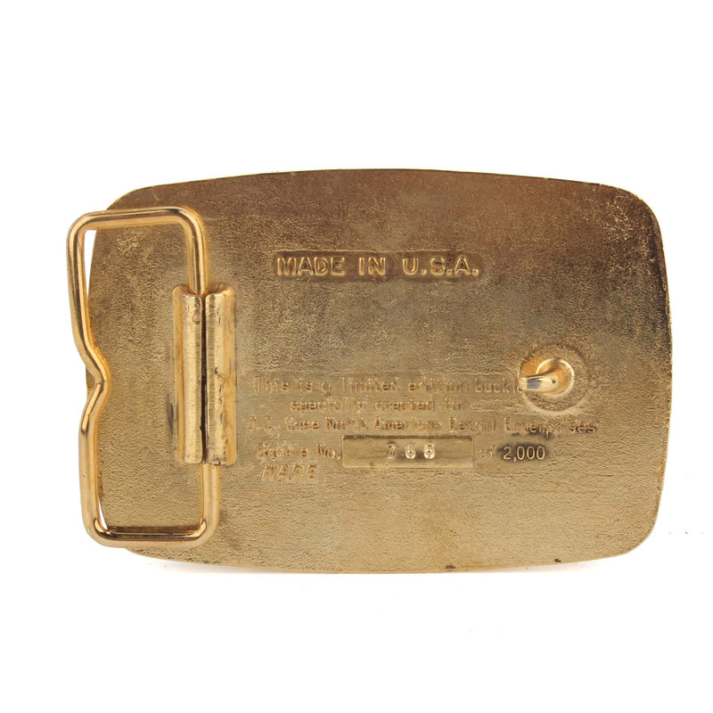 Vintage 1985 Case Teamwork Belt Buckle, Limited Edition
