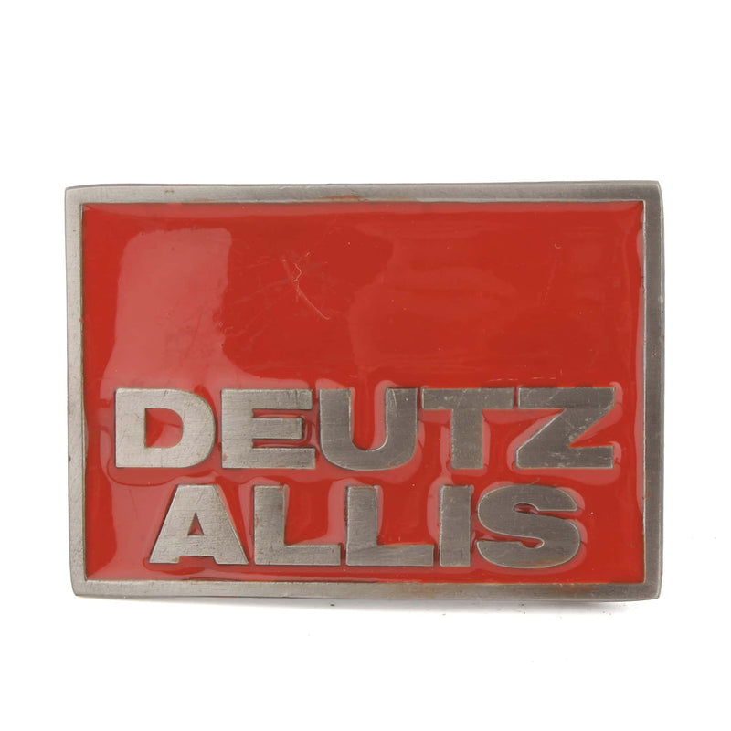 Vintage Deutz Allis Dealer Services Orange Belt Buckle