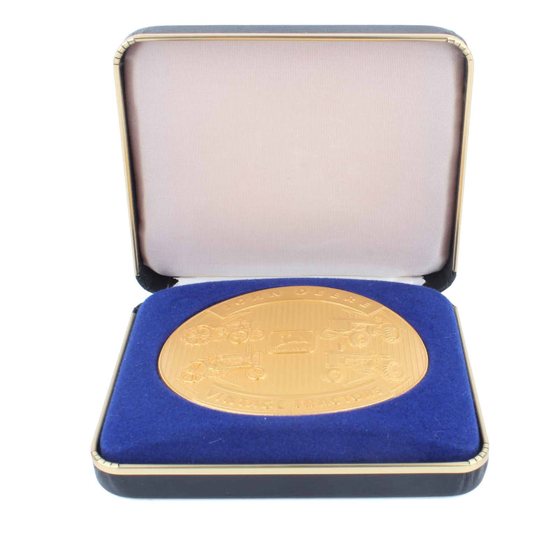 1992 John Deere 2 Cylinder Tractors 24k Gold Plated Oval Belt Buckle