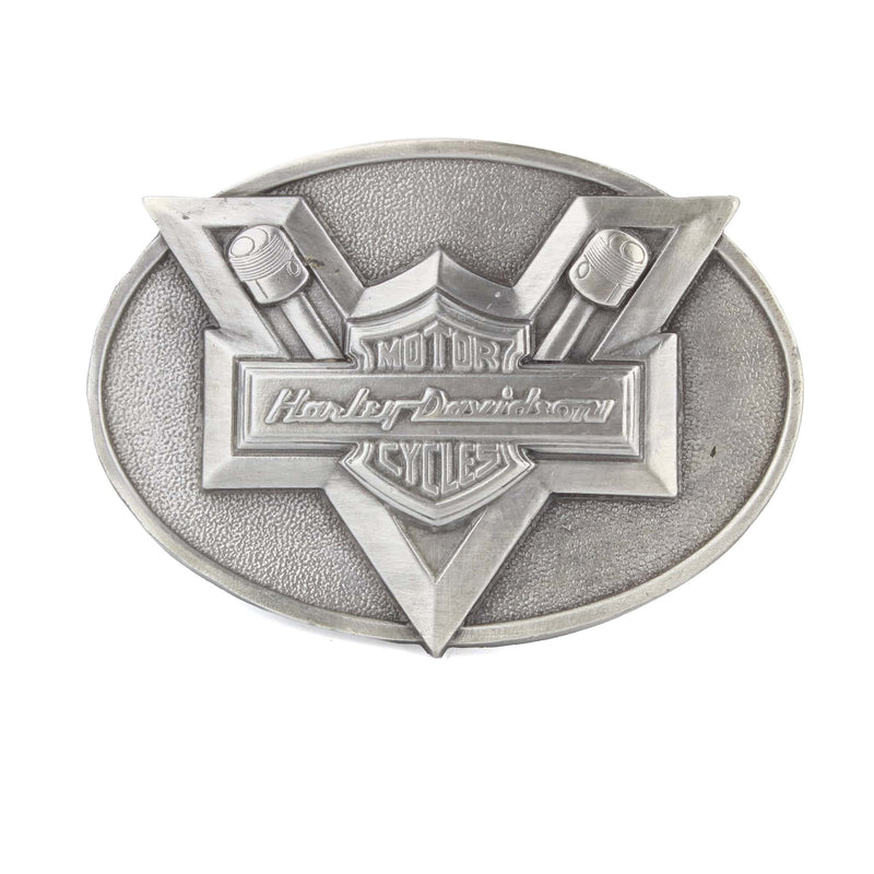 Vintage 1983 Harley Davidson Bar & Shield V Twin Belt Buckle