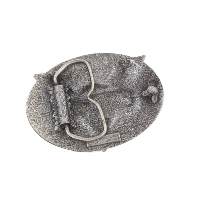 Vintage 1983 Harley Davidson Bar & Shield V Twin Belt Buckle