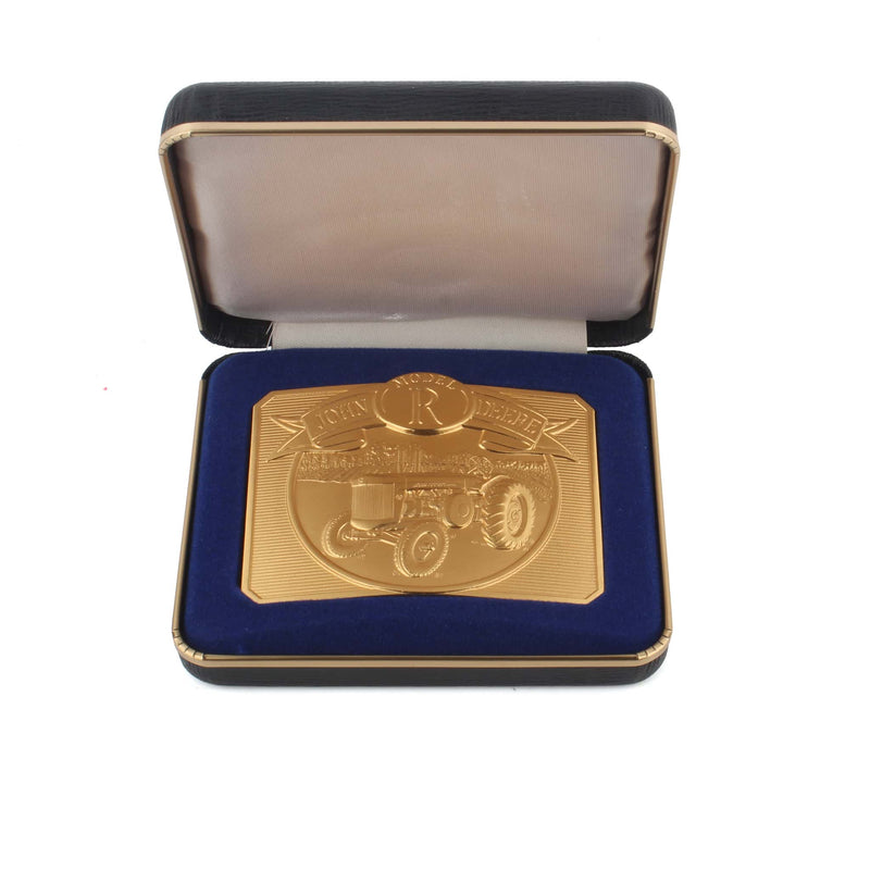 John Deere Model R Tractor Belt Buckle, 1990