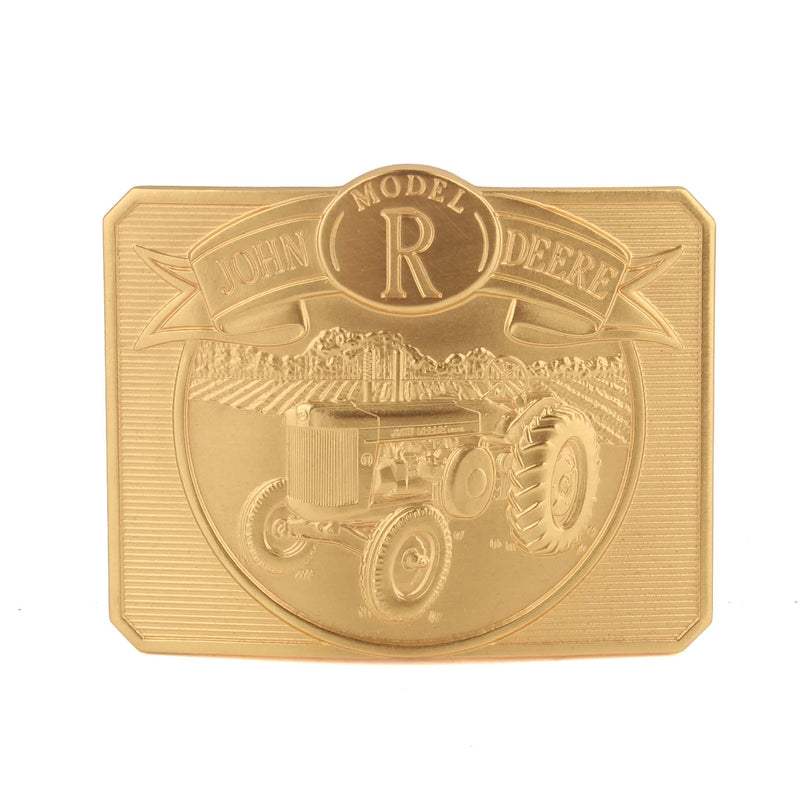 John Deere Model R Tractor Belt Buckle, 1990