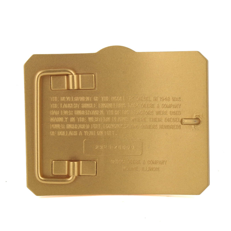 John Deere Model R Tractor Belt Buckle, 1990