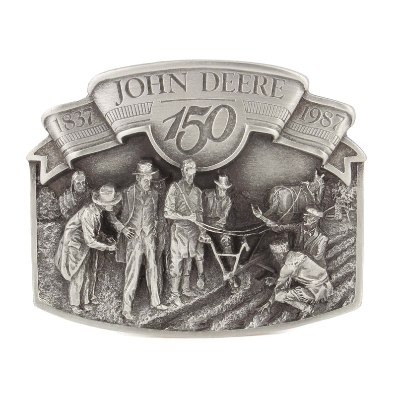 Vintage 1987 John Deere 150 Years  Plow LE Belt Buckle