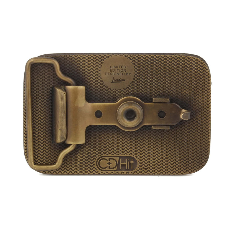 Vintage Lindsay Bros Farm Equipment Brass Belt Buckle