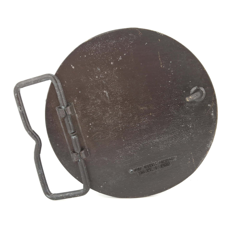 1983 Vintage John Deere Metal Belt Buckle: "Nothing Runs Like a John Deere"