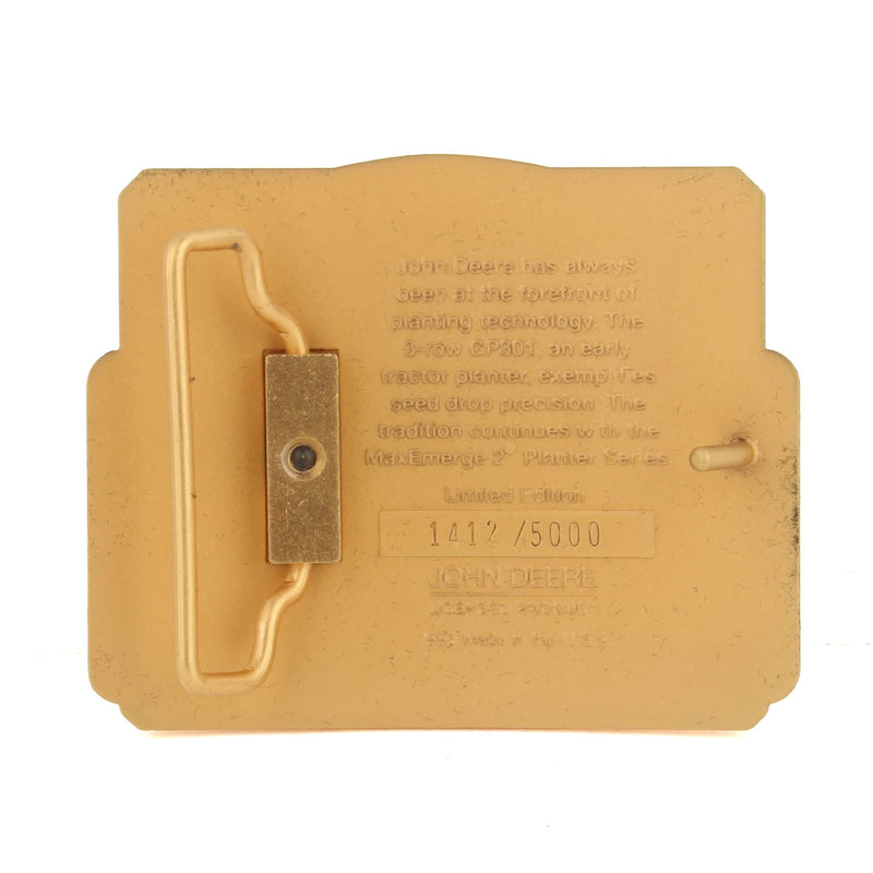 V&O John Deere Planting Scene, Tradition Continues Belt Buckle, 1996