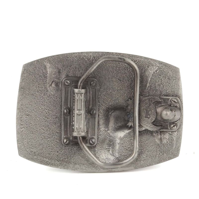 Vintage Pewter Belt Buckle Featuring White & Cockshutt 1930-1968