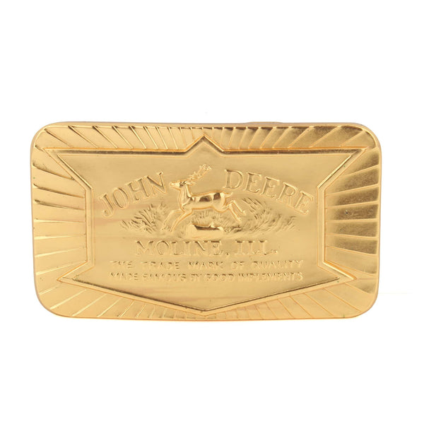 John Deere Credit Limited Edition Gold Toned Belt Buckle #119 The John Deere  main image 3