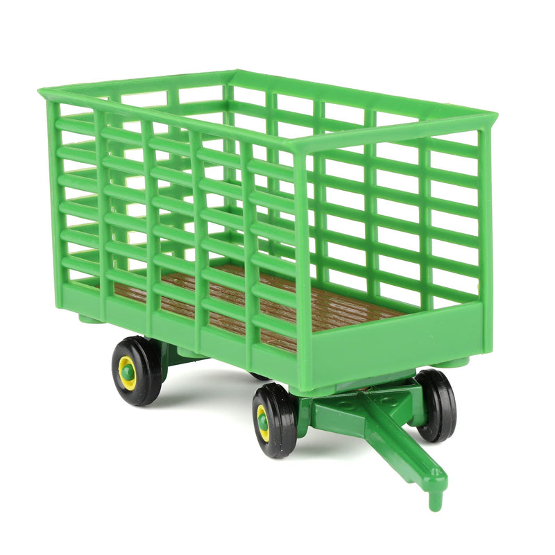 LOOSE ~ John Deere Green Bale Wagon by ERTL