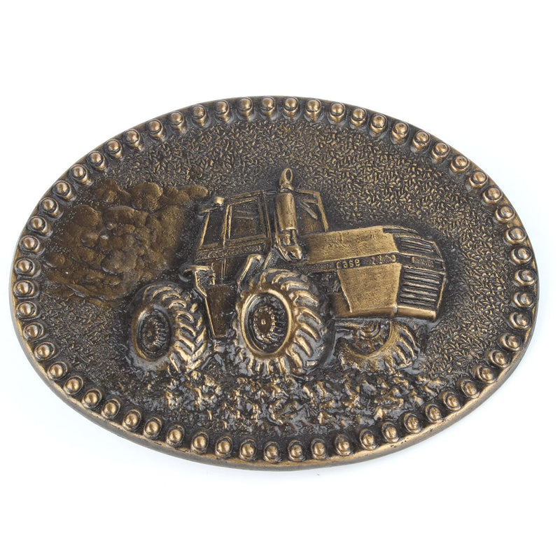 1979 Vintage Brass Case 4WD Tractor Belt Buckle