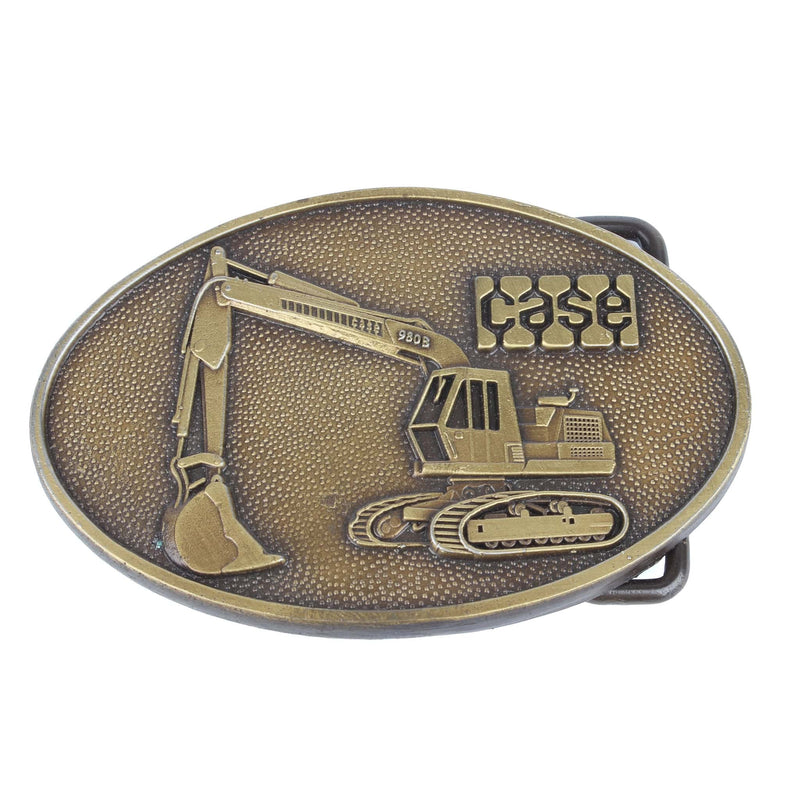 Vintage Case Belt Buckle Excavator