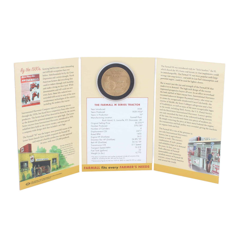 Case IH Farmall M Medallion and Booklet, 2nd in 2005 Heritage Series