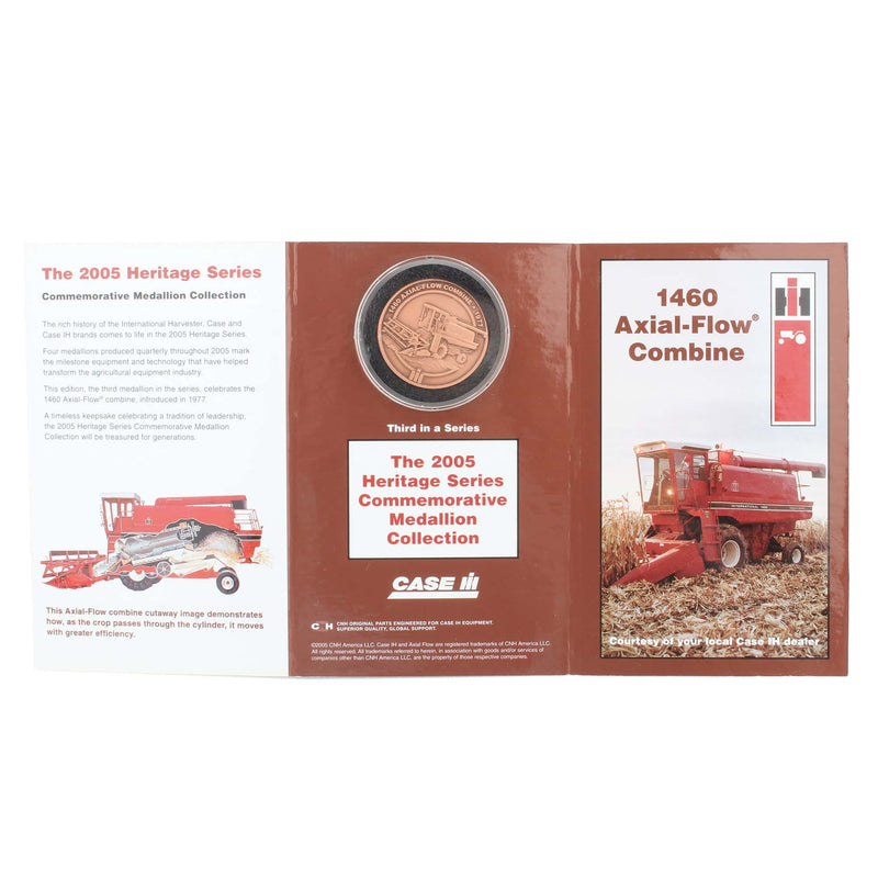 Limited Edition 1460 Axial-Flow Combine Medallion, 3rd in 2005 Series