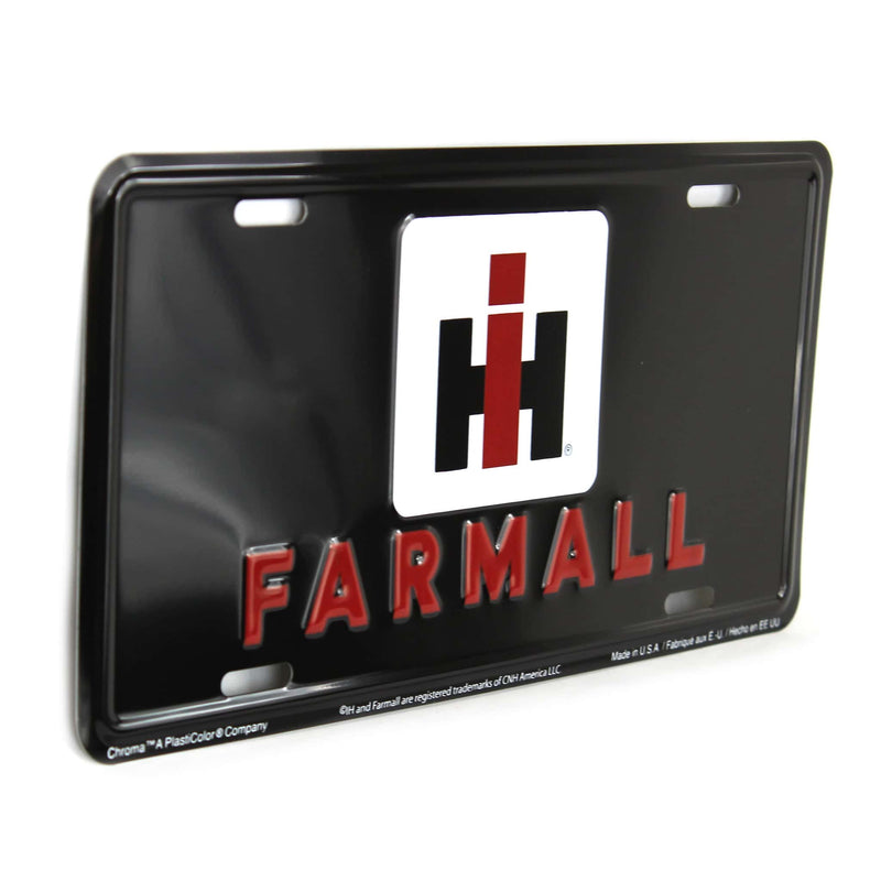 IH Farmall 6in x 12in Metal License Plate