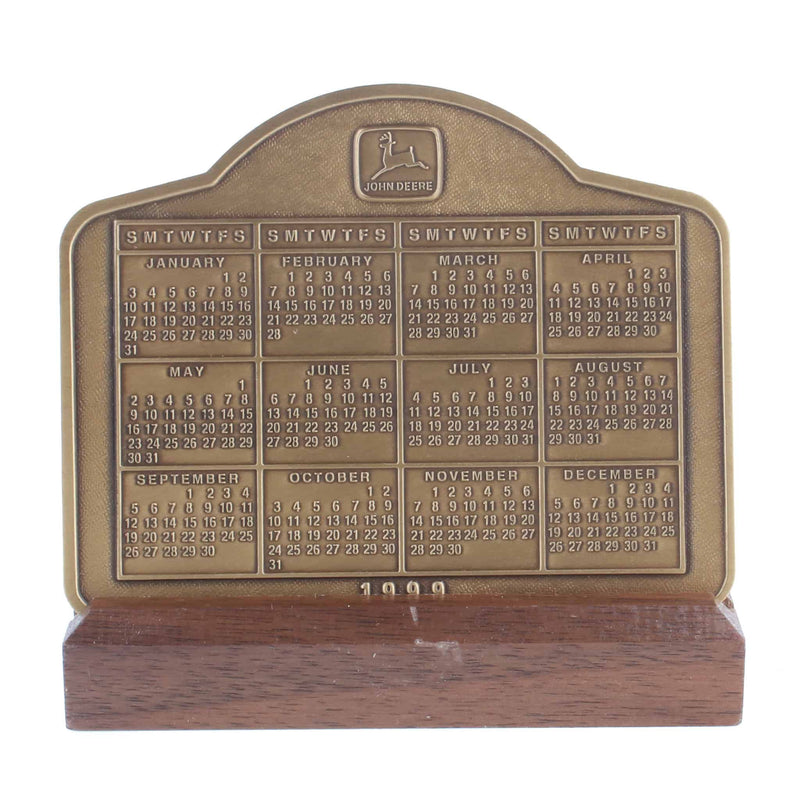 1999 John Deere Calendar Medallion, The Tradition Continues, Gilpin Sulky & 3945 Plow