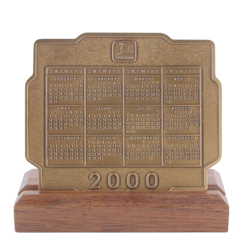 2000 John Deere Calendar Medallion, The Tradition Continues with 8010 & 9400 Tractors