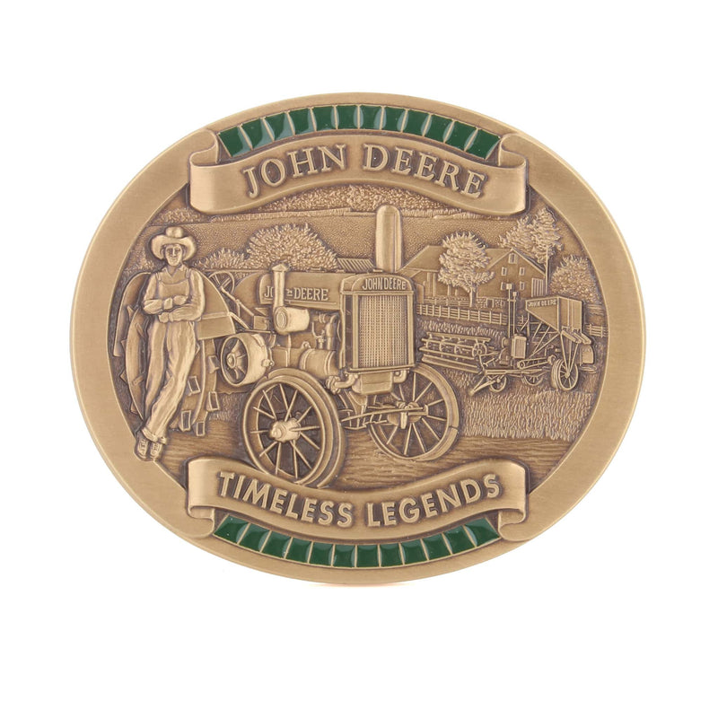 2005 John Deere Calendar Medallion, Timeless Legends 1923 Model D Tractor & No 2 Combine