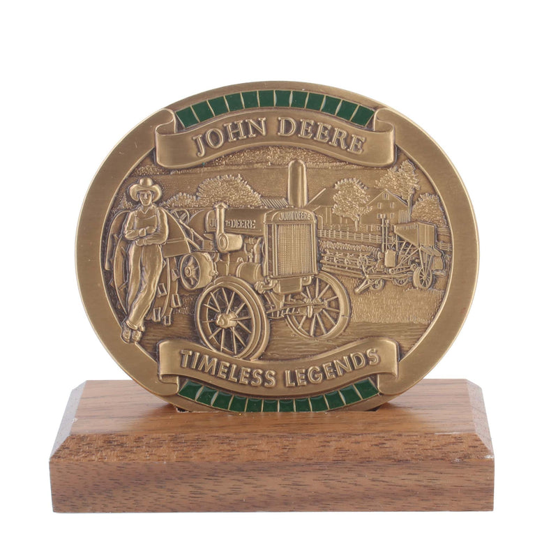 2005 John Deere Calendar Medallion, Timeless Legends 1923 Model D Tractor & No 2 Combine