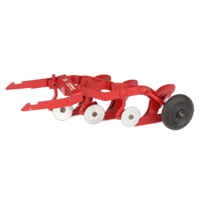 1/16 International Harvester McCormick 3-Bottom Tractor Plow, Made in 1950s by Carter/ESKA - LOOSE