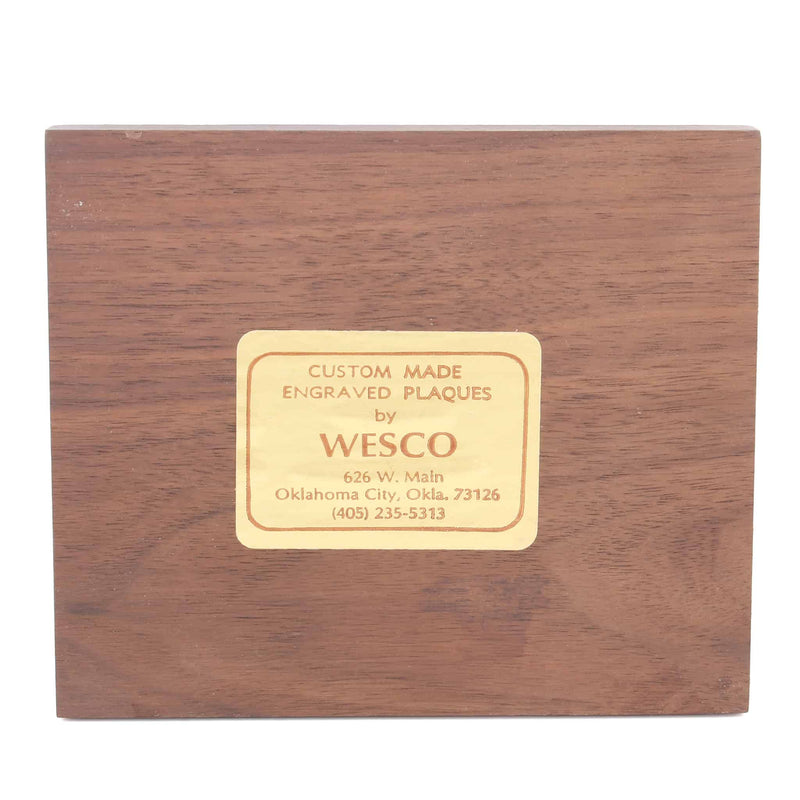 Vintage Case Construction 880 Excavator Wood Engraved Plaque Sign by Wesco